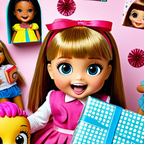 Home 11 **
A vibrant scene of children excitedly unboxing LOL Surprise dolls, surrounded by layers of wrapping paper, stickers, and tiny accessories. The focus is on the joyful expressions and the surprise element. Capture the "unboxing thrill" with bright, playful colors and diverse LOL doll characters.
**