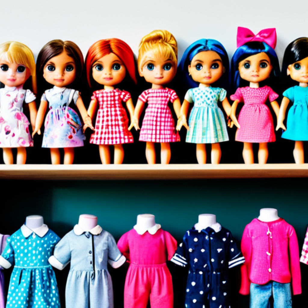 **
"A vibrant and colorful image showcasing several LOL Surprise dolls, fully clothed in fashionable outfits, displayed on a shelf in a child's bedroom. The background includes posters and decorations that reflect popular trends in children's entertainment. Safe for work, appropriate content, fully clothed, professional, family-friendly, perfect anatomy, natural proportions, well-formed hands, proper finger count."
**