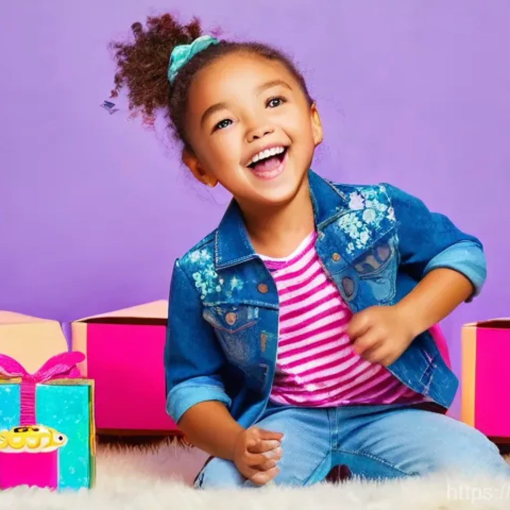 LOL 서프라이즈의 글로벌 시장 점유율 변화 사례 - **Prompt 1: The Magic of Unboxing**
"A vibrant and colorful image of a joyful 7-year-old girl wi...