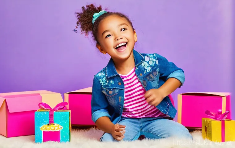 LOL 서프라이즈의 글로벌 시장 점유율 변화 사례 - **Prompt 1: The Magic of Unboxing**
"A vibrant and colorful image of a joyful 7-year-old girl wi...