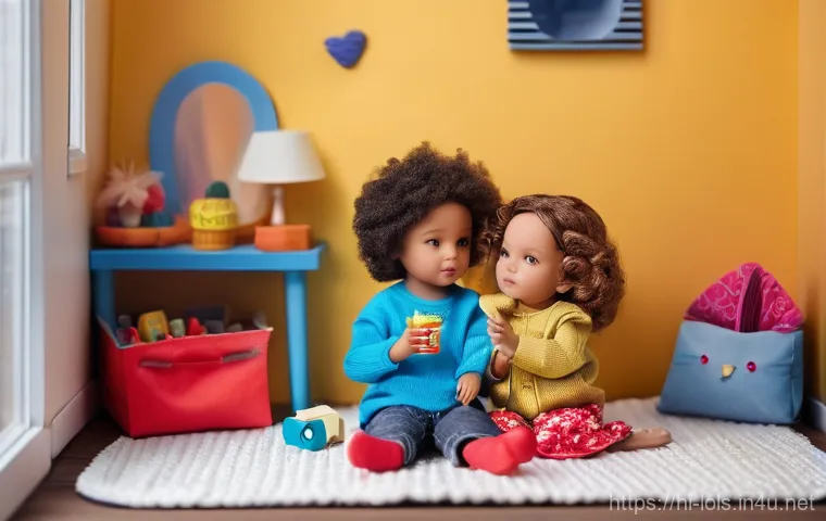 LOL 서프라이즈 장난감의 사회적 반응 - **Prompt 2: Sharing and Collecting Dolls**
A vibrant, medium shot photograph of two children, a ... LOL 서프라이즈 장난감의 사회적 반응 - **Prompt 2: Sharing and Collecting Dolls**
A vibrant, medium shot photograph of two children, a ...