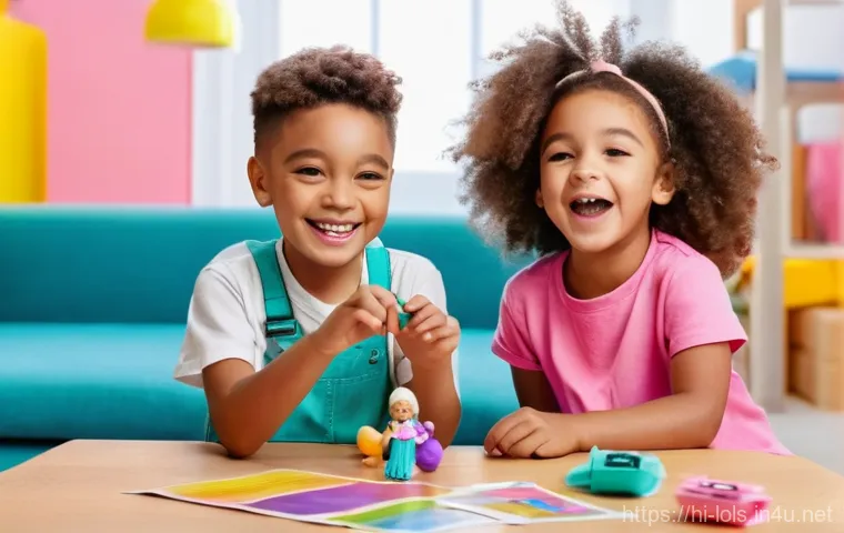 LOL 서프라이즈의 성공적인 브랜드 확장 사례 - Image Prompt 1: Unboxing Fun with Diverse Friends** LOL 서프라이즈의 성공적인 브랜드 확장 사례 - Image Prompt 1: Unboxing Fun with Diverse Friends**