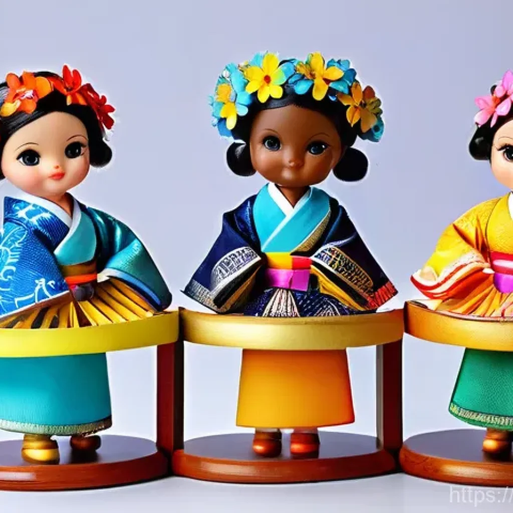 LOL 서프라이즈와 문화적 다양성 - **Prompt Title: Global Fashion Celebration with LOL Surprise Dolls**
**Prompt:** A vibrant, che...